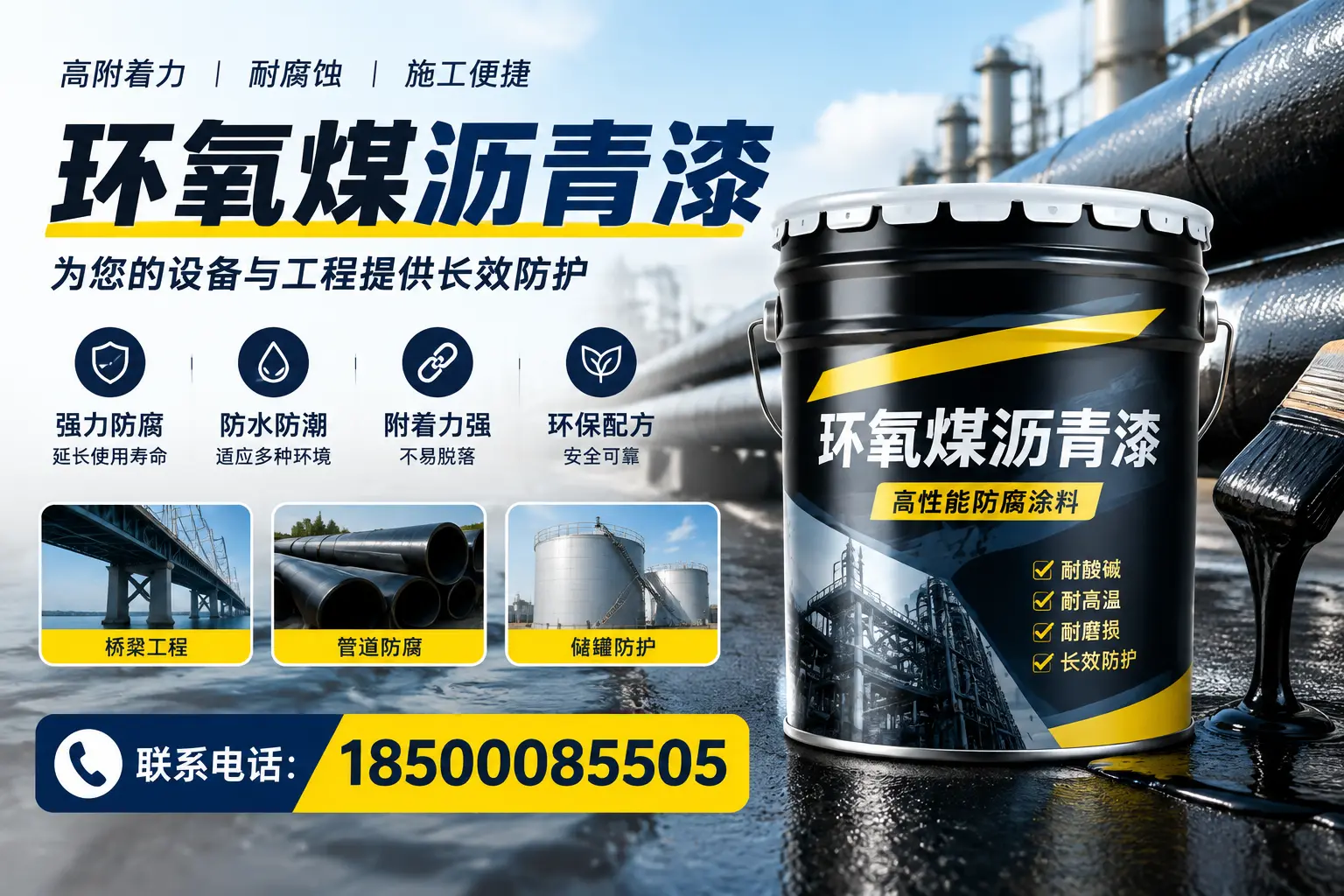 环氧煤沥青漆与其他涂料的对比分析,助力鹰潭企业决策